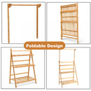 Lifeideas 3-Tier Foldable Wooden Ladder Shelf