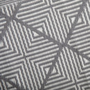 1.5m X 2.1m Alexandria Large Outdoor Alfresco Patio Rug Mat In Grey