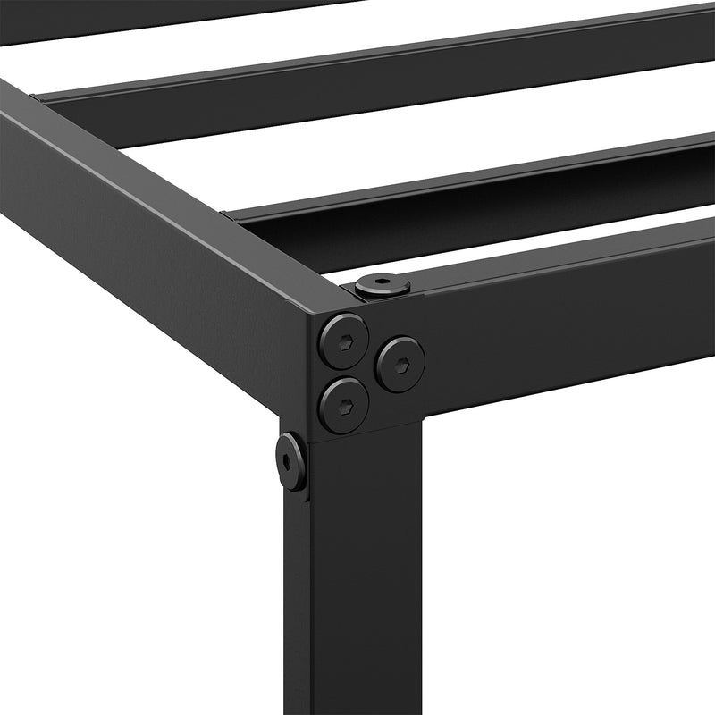 Livingandhome Black Iron Bed Frame without Mattress
