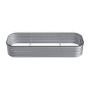 Breeins Gardens Plan Oval-Shaped Galvanized Steel Raised Garden Bed, PM1503