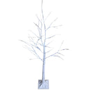 1.2m (4ft) Indoor Outdoor Christmas Lit Birch Tree with 48 Warm White LEDs