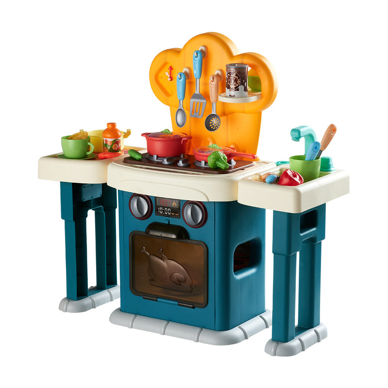 Kidkid Kids Pretend Kitchen Playset with Lights and Sounds