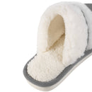 Anti-Slip & Warm Plush Slippers - Mules - Grey