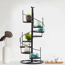 Lifeideas Vintage Tiered Metal Plant Shelf