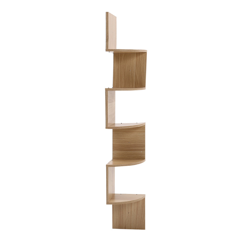 Cottonfy UK Tiered Wooden Floating Corner Shelf