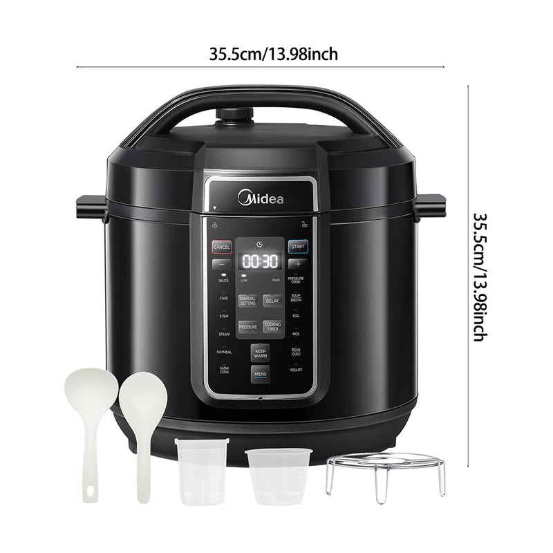 Comfee 1200W Multifunctional Household Pressure Cooker 7.6L Stainless Steel Inner Pot