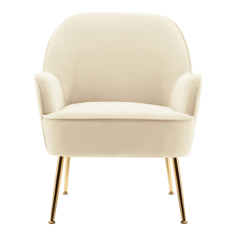 Livingandhome Elegant Upholstered Lounge Chair