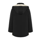 Winter Mid-Length Padded Coat Jacket With Hood