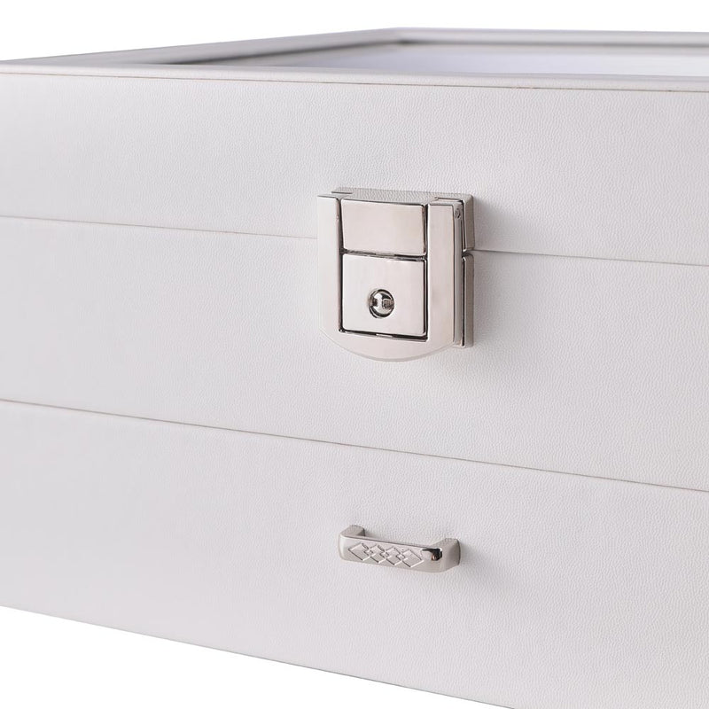 Sheonly Stylish Jewellery Storage Box with Watch Slots