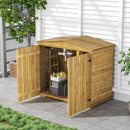 Outdoor Wooden Garden Storage Tool Shed Cabinet