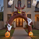 Arch Ghost Pumpkins Halloween Inflatable