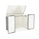 Livingandhome Heavy Duty Steel Bicycle Storage Shed