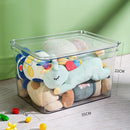 Kidkid 4Pcs Transparent Stackable Storage Box Set