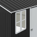12x10FT Metal Apex Roof Garden Storage Shed