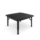 Livingandhome Square 70cm Wooden Folding Coffee Table Black