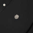 Turn-Down Short-Sleeve Polo Shirt