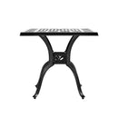 Breeins Black 3-Piece Cast Aluminum Outdoor Dining Set With Cushions
