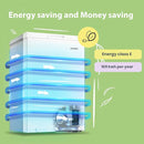 COMFEE 99L Freestanding Chest Freezer with Digital Temperature Control