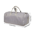 Modishion 59L Grey Foldable Wet Dry Travel Bag