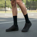Wide Fit Trainers Comfortable Running Trainers - Black