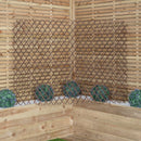 1.8m x 1.2m Large Expanding Garden Willow Trellis Plant Support