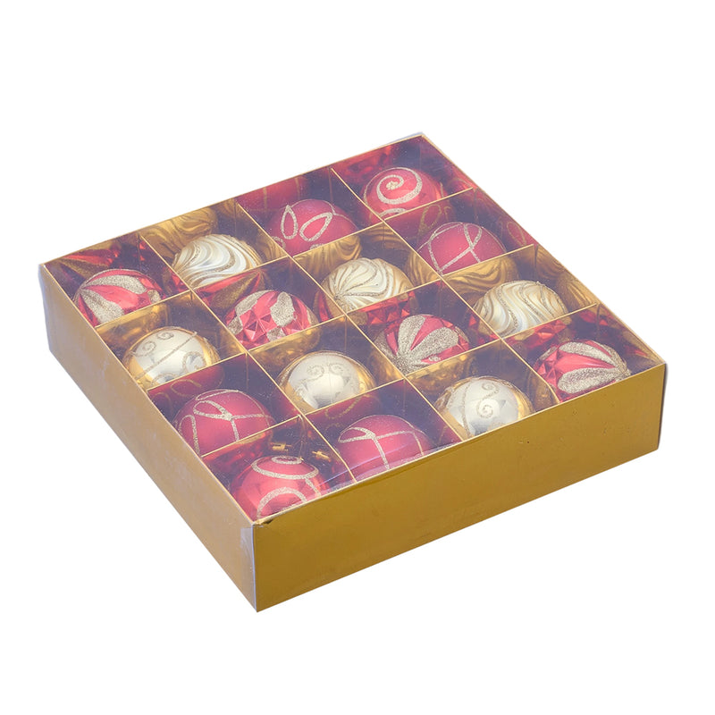 Lifeideas 16-Piece Christmas Ornaments Set For Tree Decorations