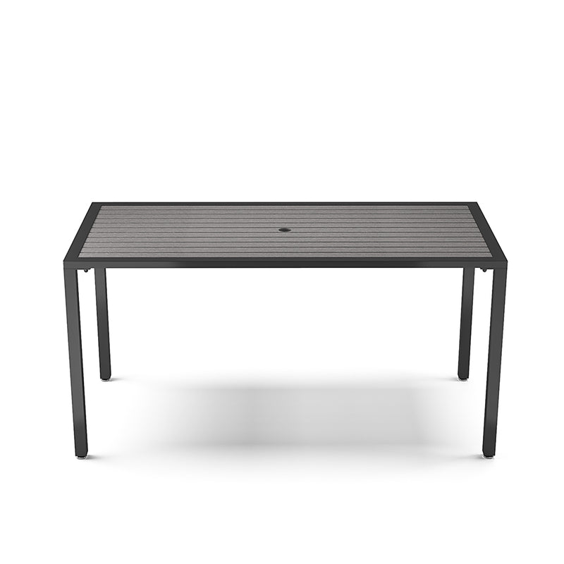 Breeins Polywood Patio Table with Parasol Slot