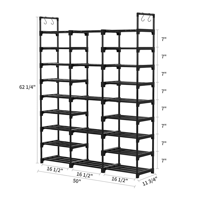 Lifeideas Large Open-Style Shoe Rack