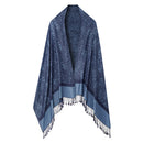 Elegant Jacquard Faux Cashmere Scarf Shawl