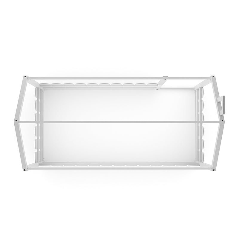 Livingandhome White Wooden Toddler Bed with Roof Frame