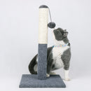 Livingandhome Cat Scratching Post With Hanging Ball