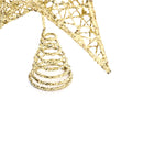 Lifeideas Decorative Star Sequin Christmas Tree Topper with LED Lights