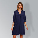 V-neck Long Sleeves Dress