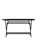Breeins Outdoor Folding Table with Umbrella Hole