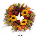 Autumn Sunflower LED Wreath