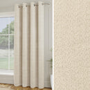 Enhanced Living Royale Room Darkening Boucle Readymade Single Door Curtain