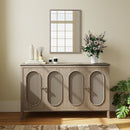 HOMCOM Wall Bathroom Mirror, Vanity Mirror, Grey