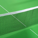 HOMCOM 6ft 182cm Mini Table Tennis Table Folding Ping Pong Table with Net Multi-Use Table for Indoor Outdoor Game, Green