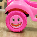 AIYAPLAY Ride on Toy, Foot to Floor Design with Music, Light, Horn, Pink