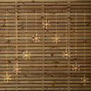 1.2m x 1.2m Light up Snowflake Pin Wire Christmas Curtain Lights with 339 Warm White LEDs