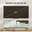 HOMCOM Entertainment Center with Adjustable Shelf for TVs up to 36 Inch