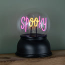 14cm Battery Operated Light Up Spooky Halloween Globe With LEDs