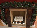 270cm (9ft) x 25cm Snow Tipped King Fir Christmas Garland with Pine Cones