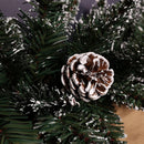 Premier Christmas Rocky Mountain Garland 2.7m  Snow Flocked with Cones