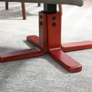 Recliner Chair With Footstool, Backrest Adjustable Armchair, Grey