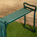 Green Garden Kneeling Pad with Chair and Detachable Tool Bag