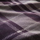 D & D Colville Check Duvet Cover Set in Plum