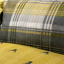 D & D Connolly Check Duvet Cover Set in Ochre