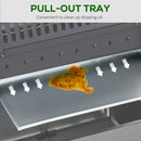 Outsunny Gas BBQ Grill 4 + 1 Stainless Steel Burner Garden Barbecue Cooker