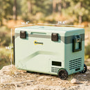 Outsunny Compressor Car Fridge Freezer, Camping Refrigerator W/ App Control